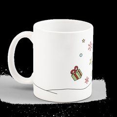 Taza de cerámica Papá Noel | Lateral superior