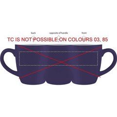 Taza cerámica personalizable de color 300 ml | MUG TC