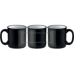 Taza cerámica personalizable vintage de 240 ml | Circunferencia