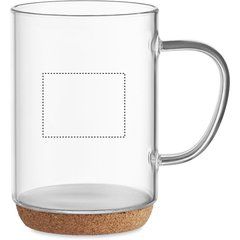 Taza de Cristal 400ml | Lateral Derecho