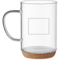 Taza de Cristal 400ml | Lateral Izquierdo