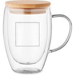 Taza Doble Pared 300ml | Lateral Derecho | 45 x 45