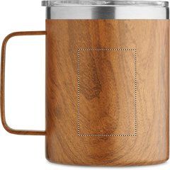 Taza Efecto Madera 300ml | Lateral Izquierdo