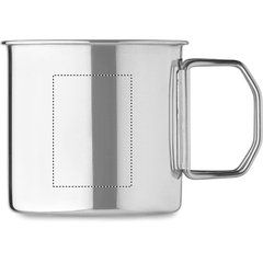 Taza Inox Asa Plegable 330ml | Lateral Derecho