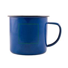 Taza Metálica Vintage 350ml No Lavavajillas | Lateral izquierdo