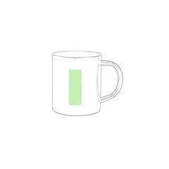 Taza personalizada de acero inoxidable con diseño bicolor | Cara A