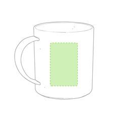 Taza PP Veteado Food Grade 350ml | Cara B | 38 x 60