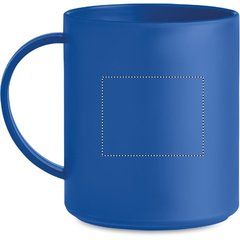 Taza Reutilizable PP 300 ml | Lateral Izquierdo