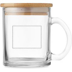 Taza Vidrio Reciclado 300ml | Lateral Derecho