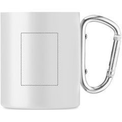 Taza Vintage Inox Doble Pared y asa Mosquetón | Lateral Derecho