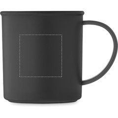 Taza Vintage Reutilizable PP Reciclado | Lateral Derecho