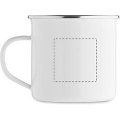 Taza Vintage para Sublimación 500ml | Lateral Izquierdo