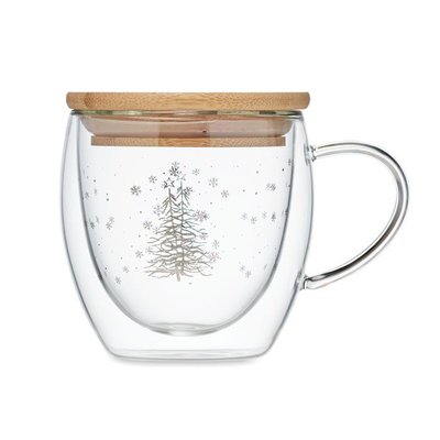 Taza 220ml Doble Pared Navideño