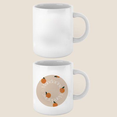 Taza Blanca de Cerámica 300ml