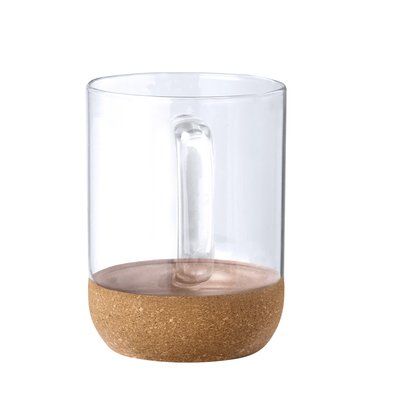 Taza Borosilicato/Corcho 450ml