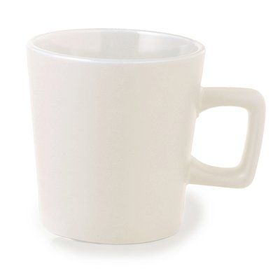 Taza Cerámica 300ml asa Cuadrada Natu