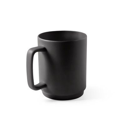 Taza Cerámica 330ml Mate Negro