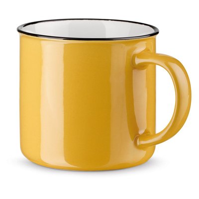 Taza de cerámica de 340 ml Amarillo