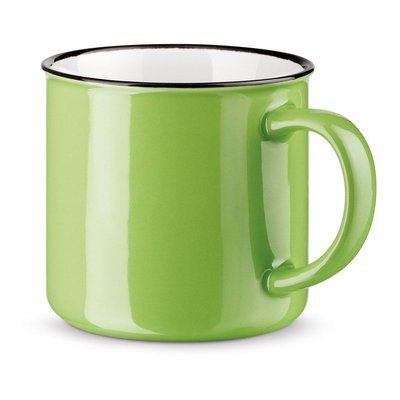 Taza de cerámica de 340 ml Verde Claro