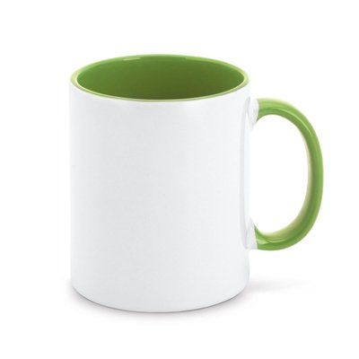 Taza de cerámica 350mL con caja de regalo Verde Claro