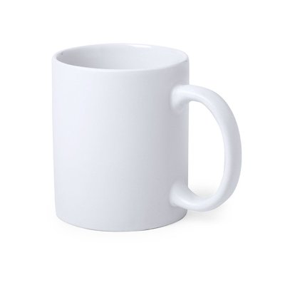 Taza Cerámica 350ml Mate Sublimable Blanco