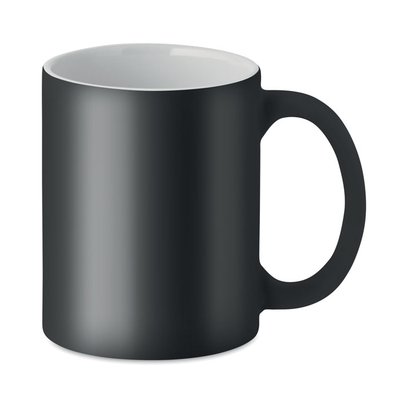 Taza Cerámica Mate 300ml Negro