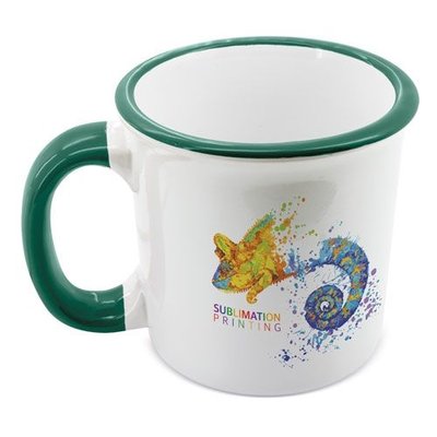 Taza Cerámica Retro Sublimación 300ml