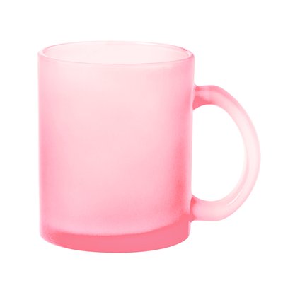 Taza Colores Mate Sublimación 350ml Rosa