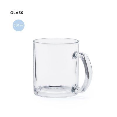 Taza Cristal 350ml para Serigrafía