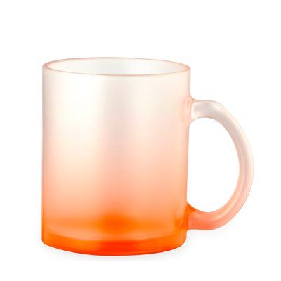 Taza Cristal Color Degradé Sublimación 350ml Nara