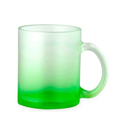 Taza Cristal Color Degradé Sublimación 350ml Ver