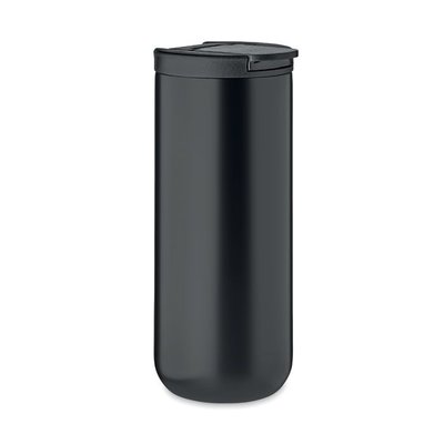 Taza Doble Pared Antifugas 330ml Negro