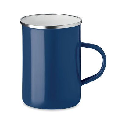 Taza Esmaltada Vintage 550ml Azul