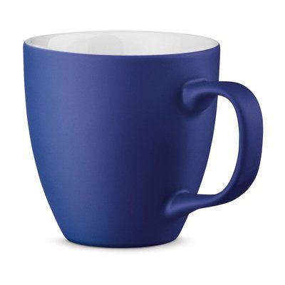 Taza de porcelana mate 450 mL Azul Royal