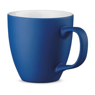 Taza de porcelana mate 450 mL Azul