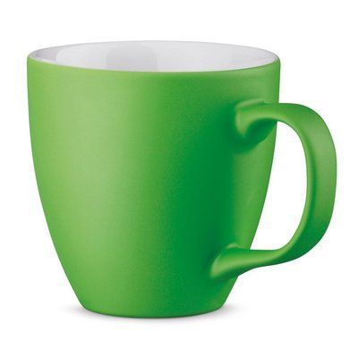 Taza de porcelana mate 450 mL Verde Claro