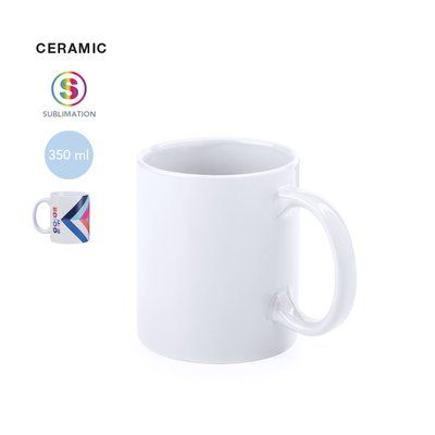 Taza para Sublimación de Cerámica 350ml