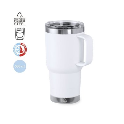 Taza Térmica Acero Inox Reciclado asa