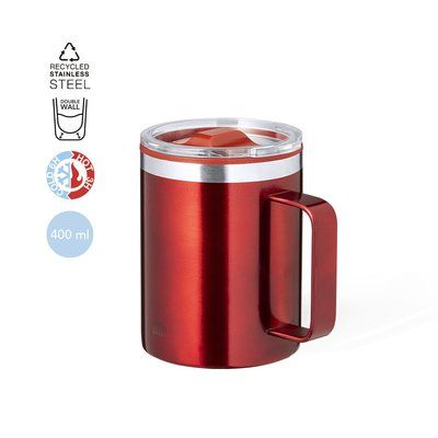 Taza térmica de acero inox reciclado