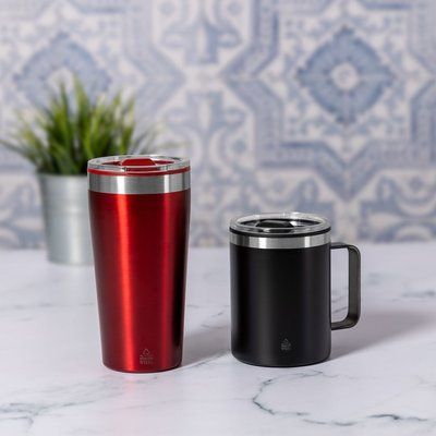 Taza térmica de acero inox reciclado