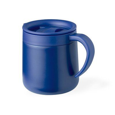 Taza térmica de acero con tapa abrefácil