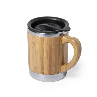 Taza Térmica Bambú 300ml