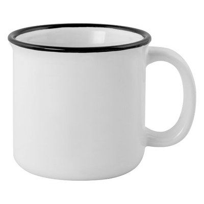 Taza Vintage Cerámica 280ml Blanco