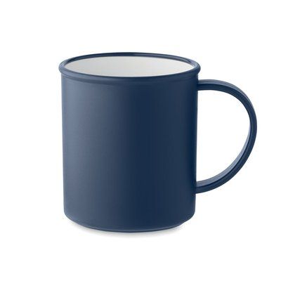 Taza Vintage Reutilizable PP Reciclado Azul Marino