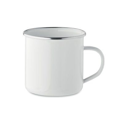 Taza Vintage para Sublimación 500ml Blanco