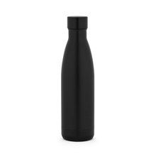 Termo de acero inox 500mL con tapa de rosca Negro