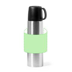 Termo 500ml Doble Pared con Taza en Tapa 130ml | Alrededor del bidón | 100 x 100