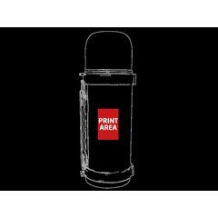 Termo Grande Inox 1100ml con Asa | Lateral izquierda | 40 x 60