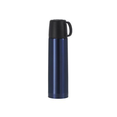 Termo 500ml Doble Pared con Taza en Tapa 130ml Mar