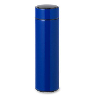 Termo de acero inox con Medidor Temperatura Azul